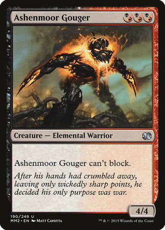 Ashenmoor Gouger [Modern Masters 2015] | Cards and Coasters CA