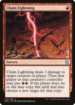 Chain Lightning [Eternal Masters] | Cards and Coasters CA