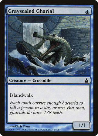 Grayscaled Gharial [Ravnica: City of Guilds] | Cards and Coasters CA