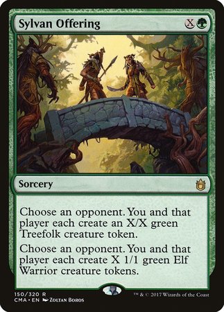 Sylvan Offering [Commander Anthology] | Cards and Coasters CA