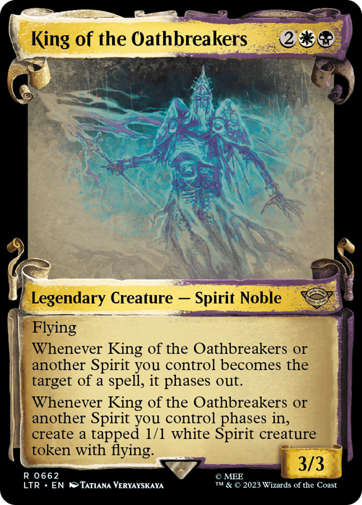 King of the Oathbreakers [The Lord of the Rings: Tales of Middle-Earth Showcase Scrolls] | Cards and Coasters CA