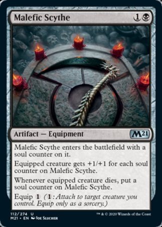 Malefic Scythe [Core Set 2021] | Cards and Coasters CA