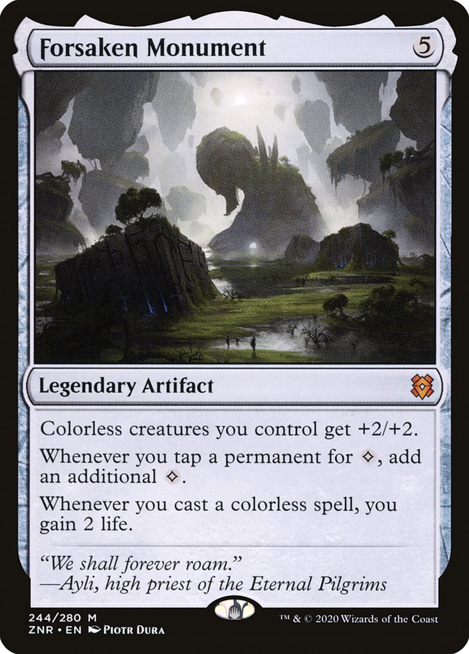Forsaken Monument [Zendikar Rising] | Cards and Coasters CA