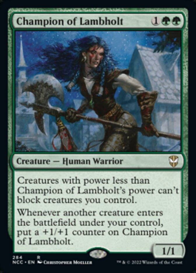 Champion of Lambholt [Streets of New Capenna Commander] | Cards and Coasters CA