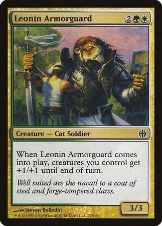 Leonin Armorguard [Alara Reborn] | Cards and Coasters CA