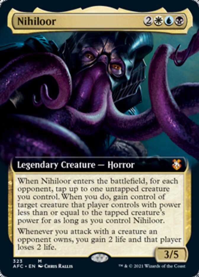 Nihiloor (Extended) [Dungeons & Dragons: Adventures in the Forgotten Realms Commander] | Cards and Coasters CA