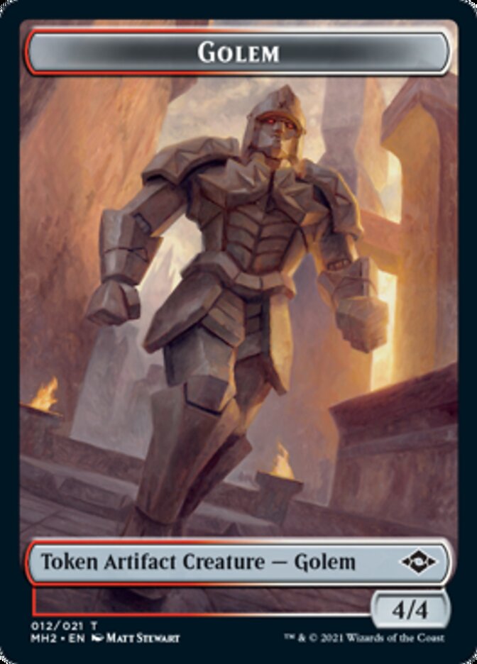 Golem Token [Modern Horizons 2 Tokens] | Cards and Coasters CA