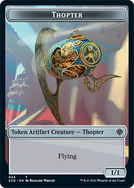 Elephant // Thopter Double-Sided Token [Starter Commander Decks] | Cards and Coasters CA