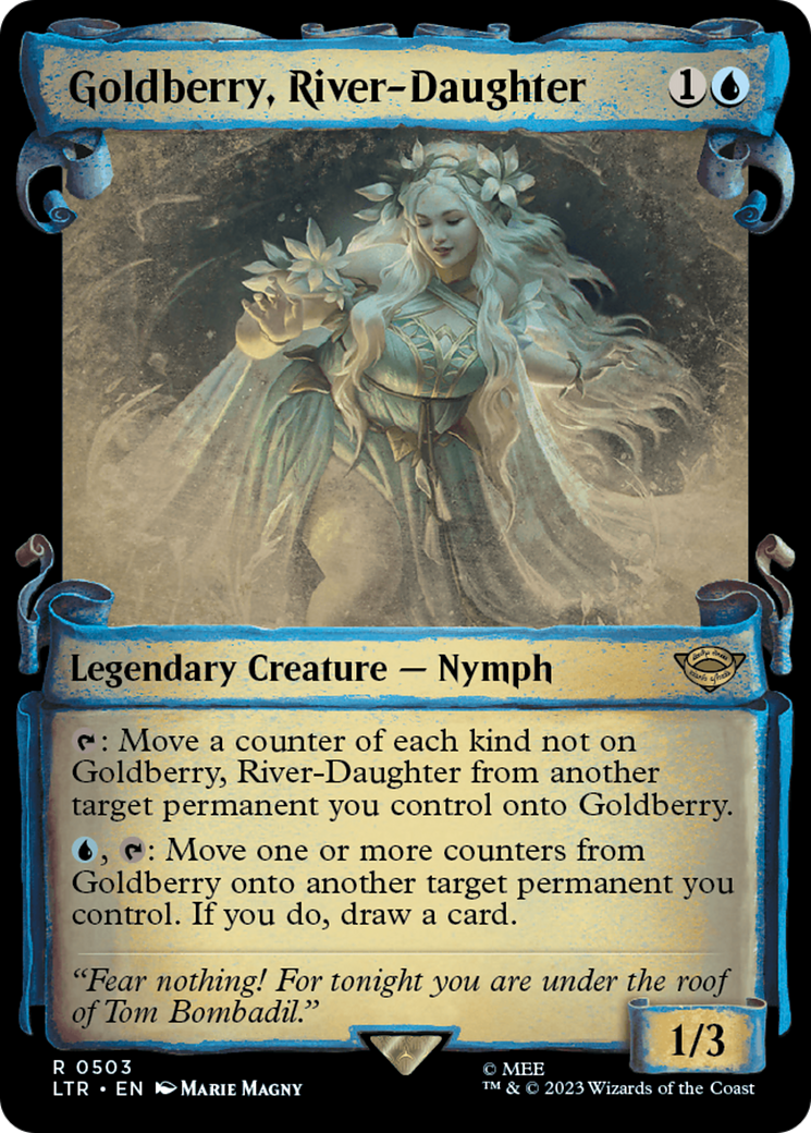 Goldberry, River-Daughter [The Lord of the Rings: Tales of Middle-Earth Showcase Scrolls] | Cards and Coasters CA