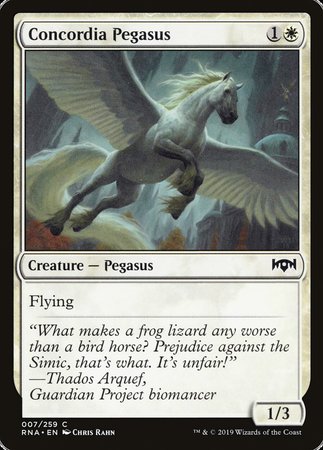 Concordia Pegasus [Ravnica Allegiance] | Cards and Coasters CA