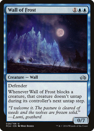 Wall of Frost [Planechase Anthology] | Cards and Coasters CA