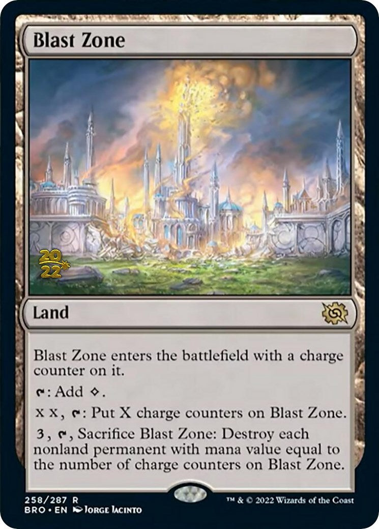 Blast Zone (258) [The Brothers' War: Prerelease Promos] | Cards and Coasters CA