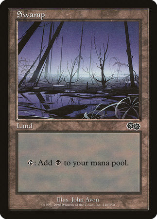 Swamp (340) [Urza's Saga] | Cards and Coasters CA