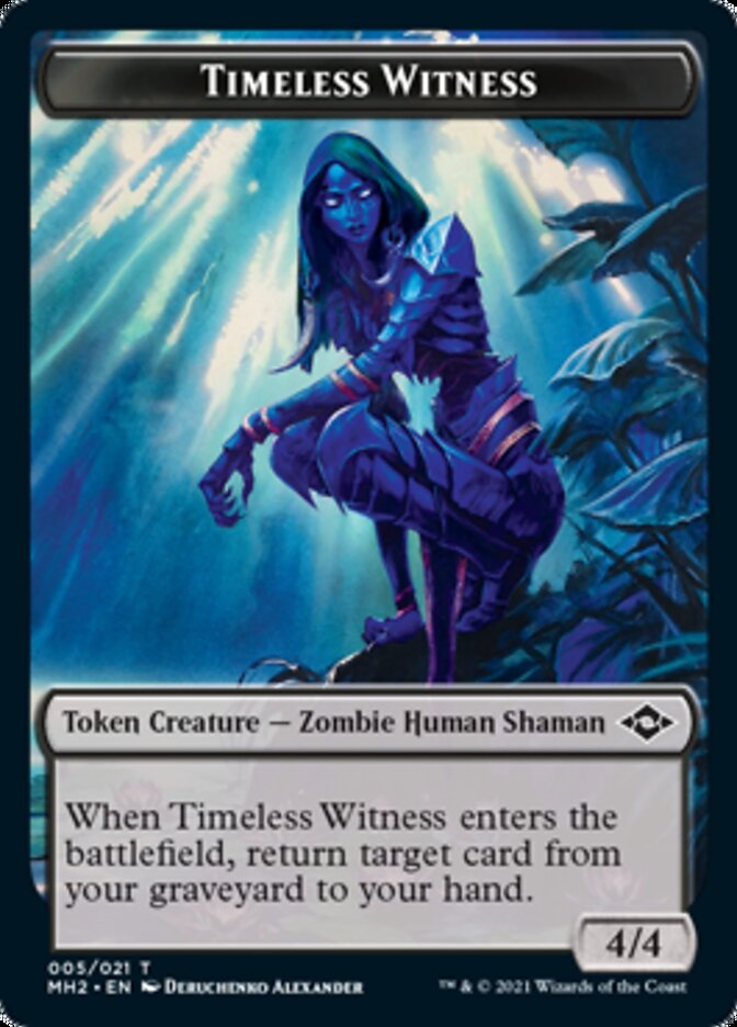 Timeless Witness Token // Treasure Token (#20) [Modern Horizons 2 Tokens] | Cards and Coasters CA