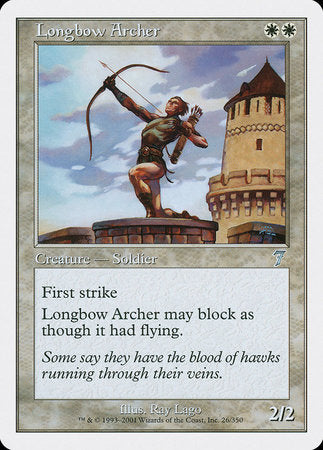 Longbow Archer [Seventh Edition] | Cards and Coasters CA