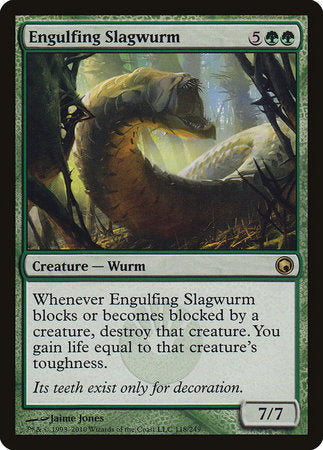 Engulfing Slagwurm [Scars of Mirrodin] | Cards and Coasters CA