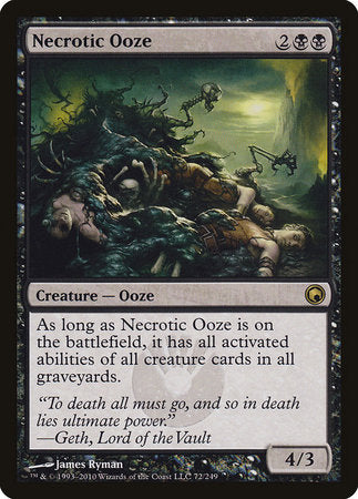 Necrotic Ooze [Scars of Mirrodin] | Cards and Coasters CA