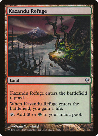 Kazandu Refuge [Zendikar] | Cards and Coasters CA