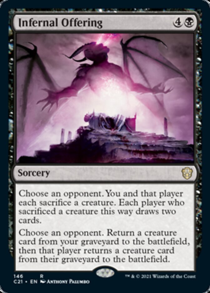 Infernal Offering [Commander 2021] | Cards and Coasters CA