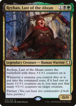 Reyhan, Last of the Abzan [Commander Anthology Volume II] | Cards and Coasters CA