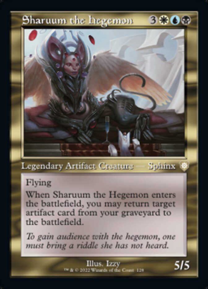 Sharuum the Hegemon (Retro) [The Brothers' War Commander] | Cards and Coasters CA