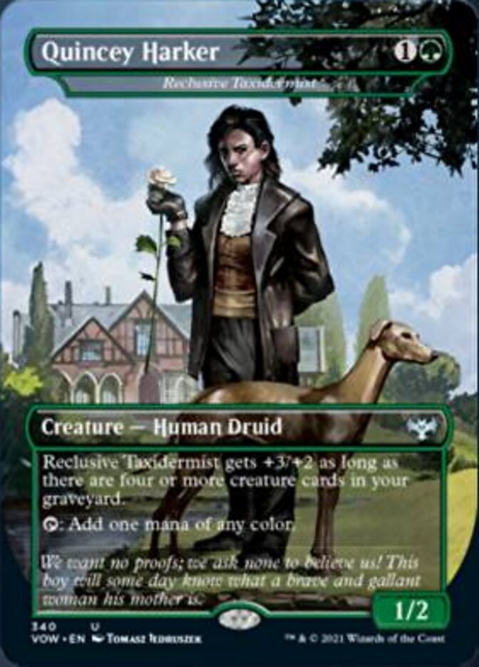 Reclusive Taxidermist - Quincey Harker [Innistrad: Crimson Vow] | Cards and Coasters CA