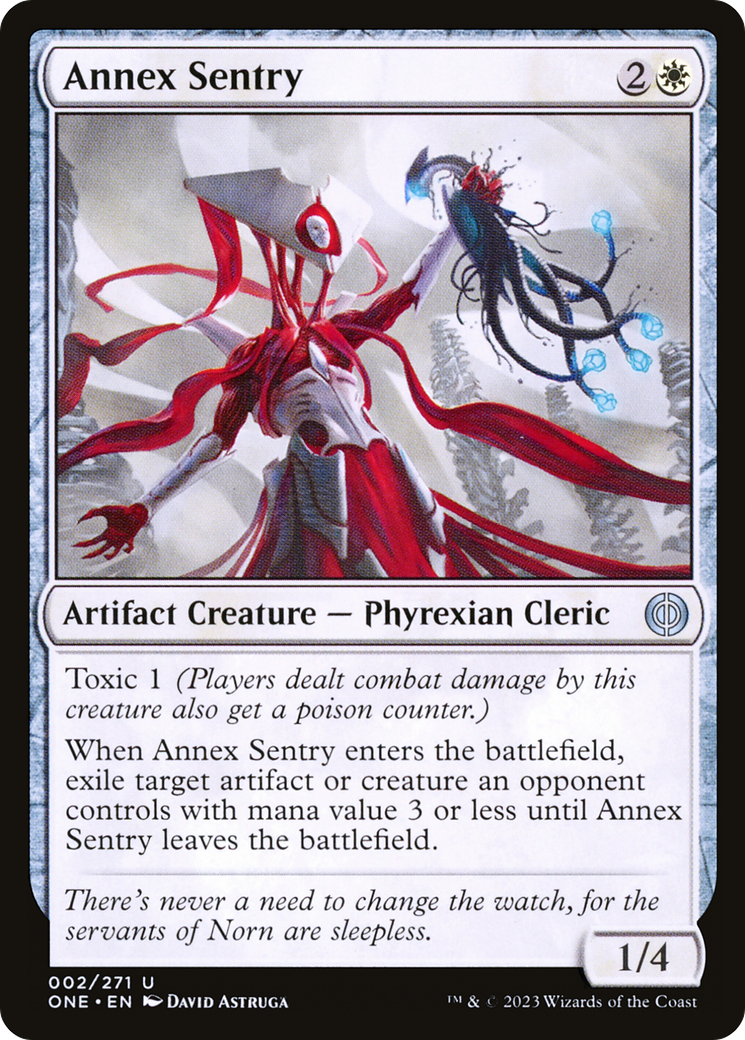 Annex Sentry [Phyrexia: All Will Be One] | Cards and Coasters CA