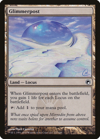 Glimmerpost [Scars of Mirrodin] | Cards and Coasters CA