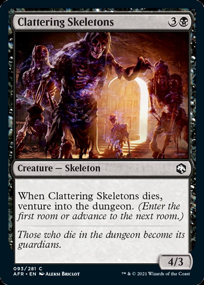 Clattering Skeletons [Dungeons & Dragons: Adventures in the Forgotten Realms] | Cards and Coasters CA