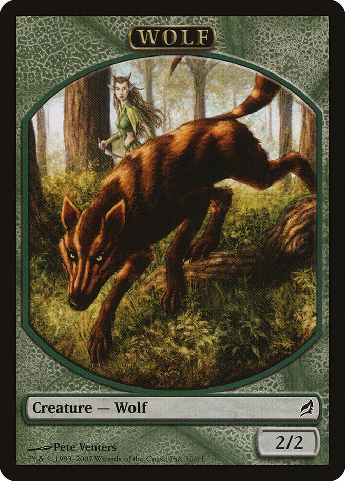 Wolf [Lorwyn Tokens] | Cards and Coasters CA