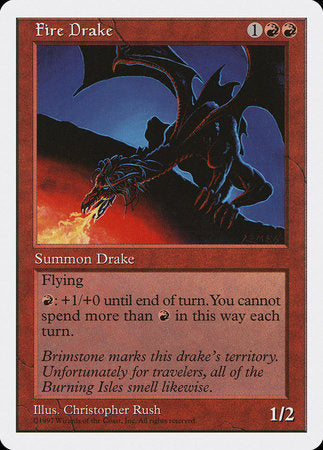 Fire Drake [Fifth Edition] | Cards and Coasters CA