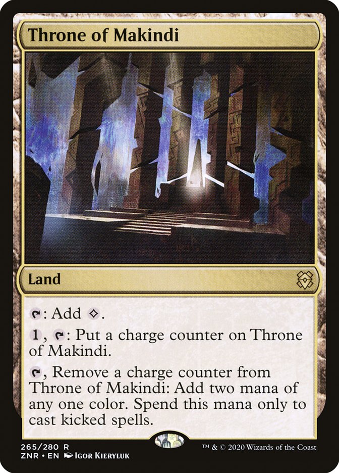 Throne of Makindi [Zendikar Rising] | Cards and Coasters CA