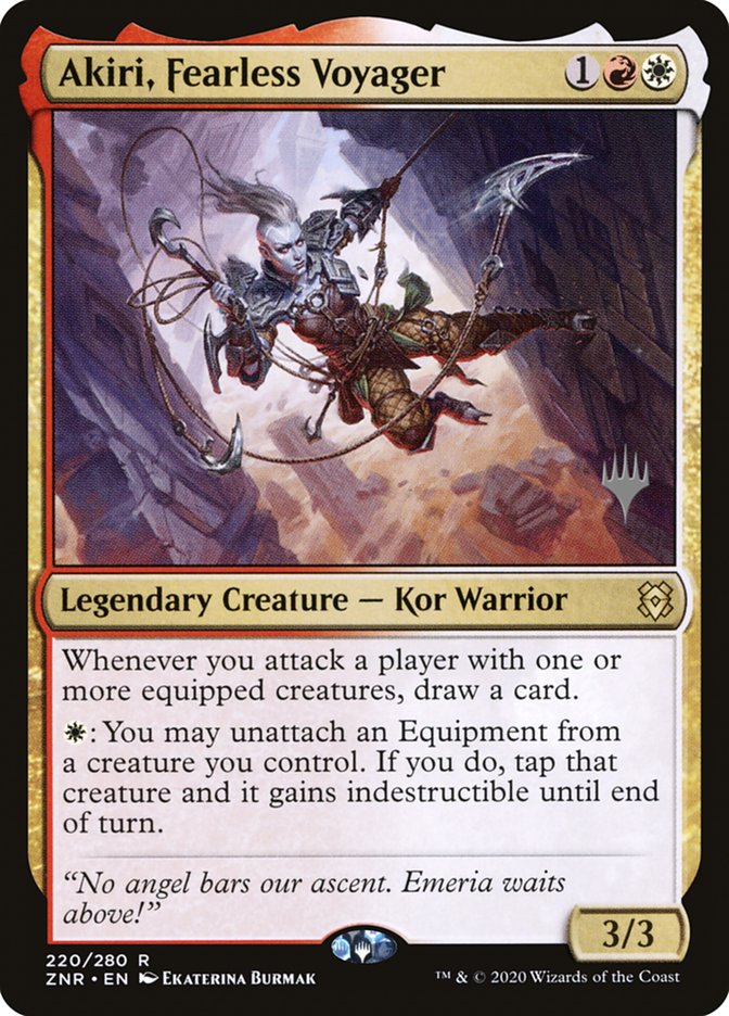 Akiri, Fearless Voyager (Promo Pack) [Zendikar Rising Promos] | Cards and Coasters CA