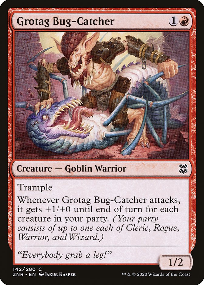 Grotag Bug-Catcher [Zendikar Rising] | Cards and Coasters CA