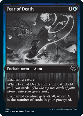 Fear of Death [Innistrad: Double Feature] | Cards and Coasters CA