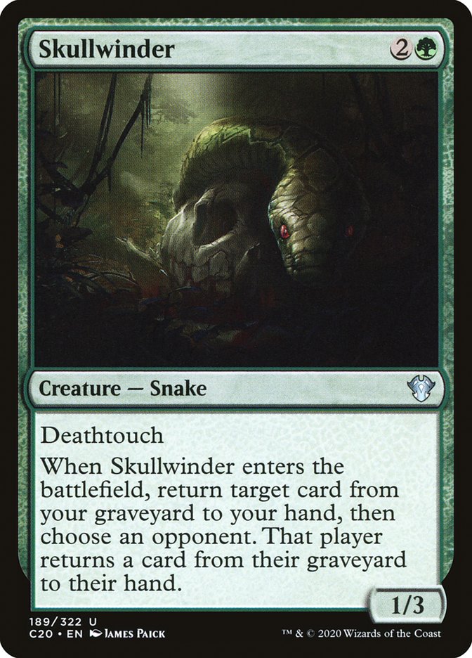 Skullwinder [Commander 2020] | Cards and Coasters CA