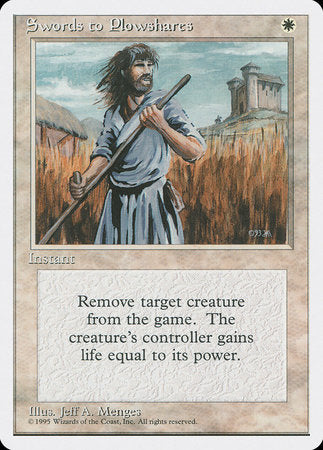 Swords to Plowshares [Fourth Edition] | Cards and Coasters CA