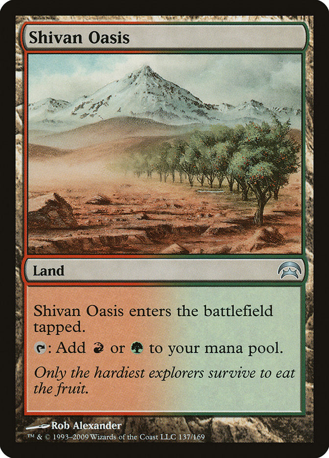 Shivan Oasis [Planechase] | Cards and Coasters CA