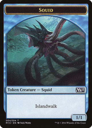 Squid Token [Magic 2015 Tokens] | Cards and Coasters CA