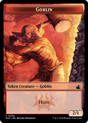 Saproling // Goblin (0009) Double-Sided Token [Ravnica Remastered Tokens] | Cards and Coasters CA