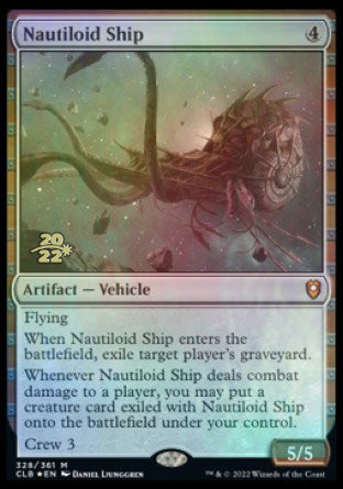 Nautiloid Ship [Commander Legends: Battle for Baldur's Gate Prerelease Promos] | Cards and Coasters CA