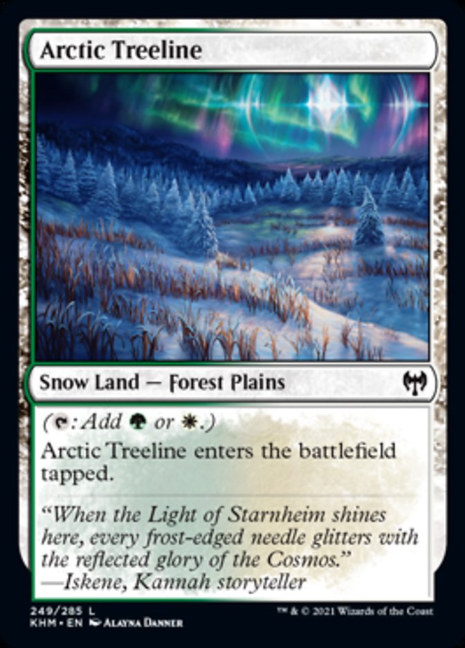 Arctic Treeline [Kaldheim] | Cards and Coasters CA