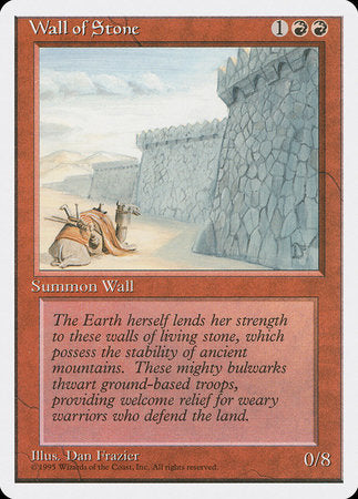 Wall of Stone [Fourth Edition] | Cards and Coasters CA