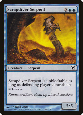 Scrapdiver Serpent [Scars of Mirrodin] | Cards and Coasters CA