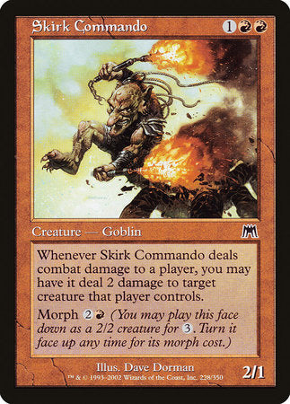 Skirk Commando [Onslaught] | Cards and Coasters CA