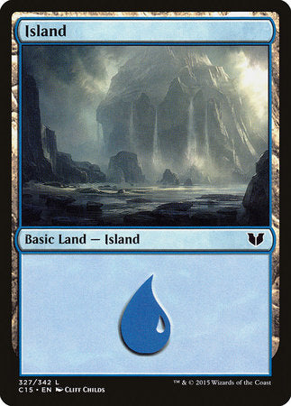 Island (327) [Commander 2015] | Cards and Coasters CA