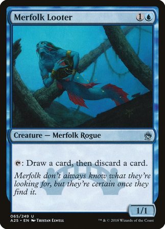 Merfolk Looter [Masters 25] | Cards and Coasters CA