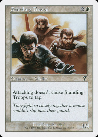 Standing Troops [Seventh Edition] | Cards and Coasters CA