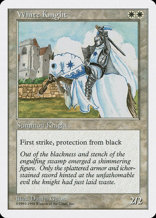 White Knight [Anthologies] | Cards and Coasters CA