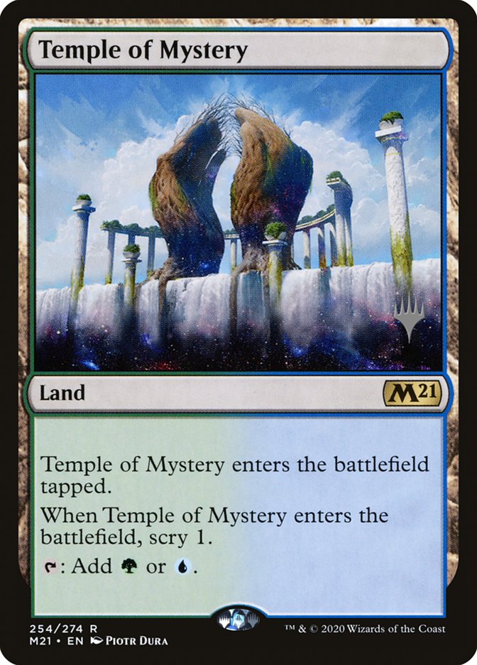 Temple of Mystery (Promo Pack) [Core Set 2021 Promos] | Cards and Coasters CA